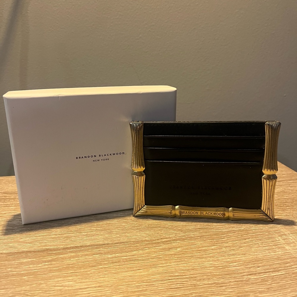 Brandon Blackwood cardholder. Comes with Box